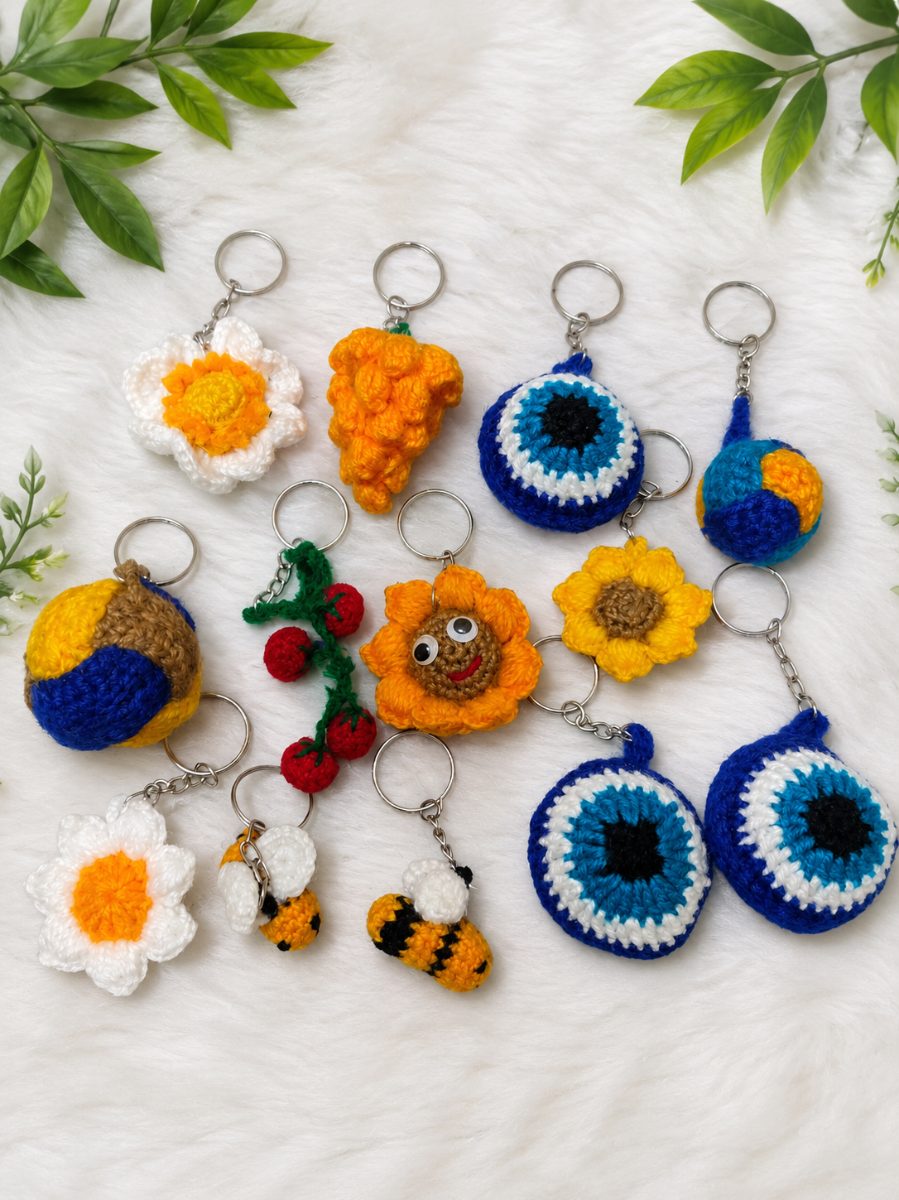 Handmade Crochet Keychain
