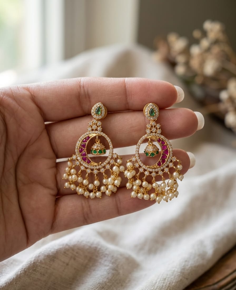 Ruby Pearl Chandbalis
